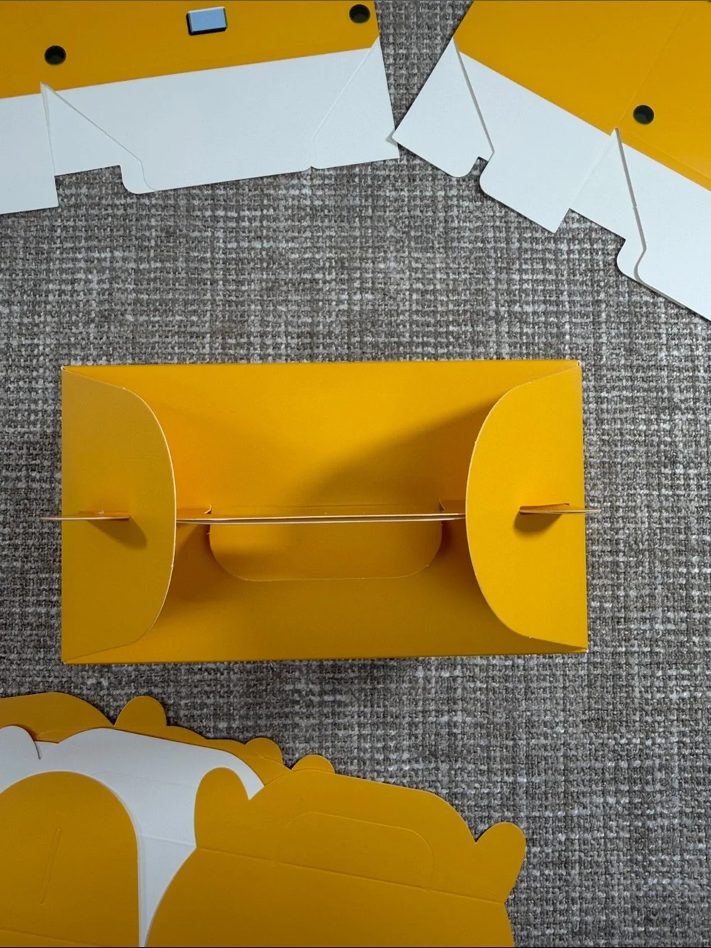 Yellow Question Mark Favor Boxes - Set of Precut Foldable Boxes 30ct super Mario